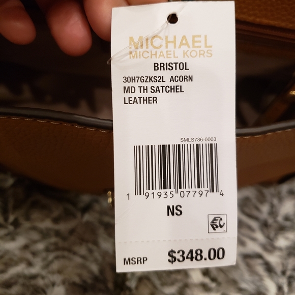 MICHAEL KORS Bristol Medium Leather Satchel - Picture 7 of 10